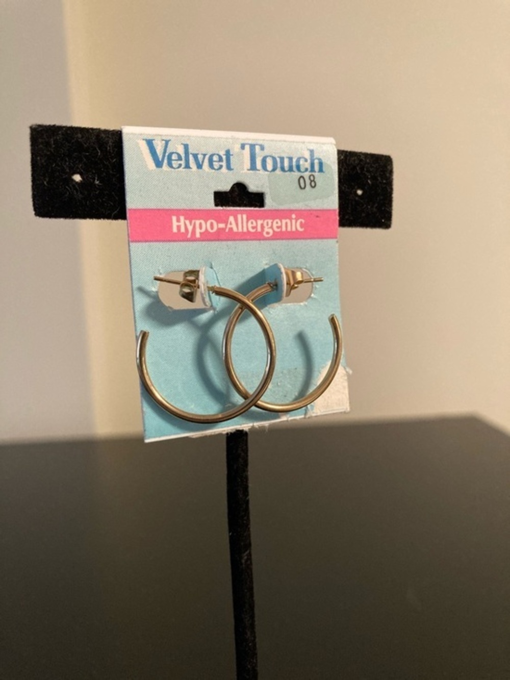 Velvet Torch Gold Hoop Earrings - Hypo-Allergic
